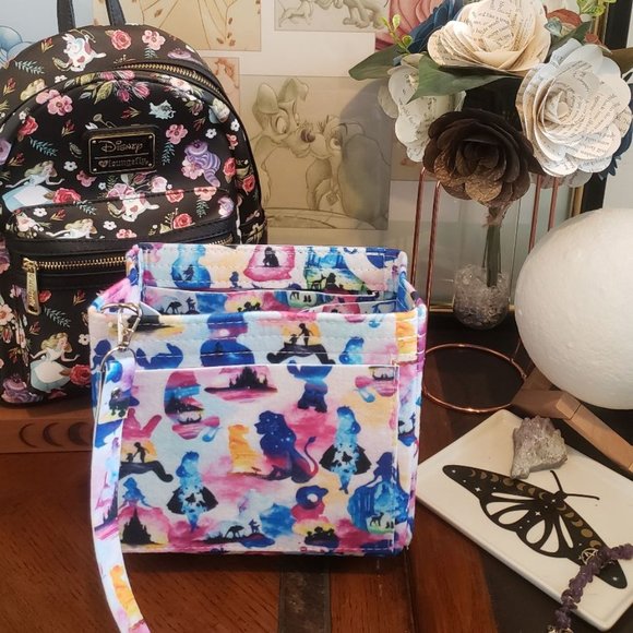 Loungefly Disney Convertible Backpack to Purse Organizer - Picture 1 of 2